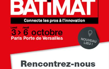 Meet us at BATIMAT Paris